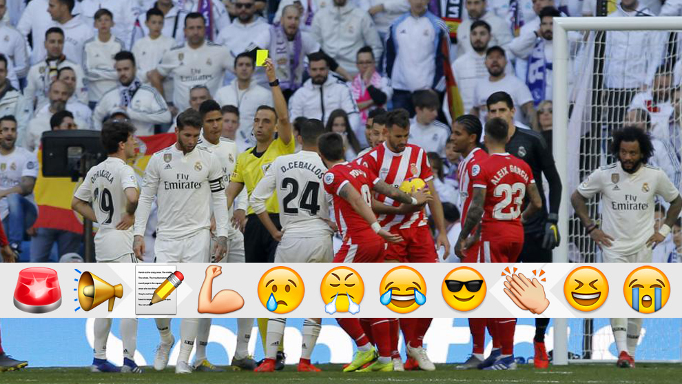 La amarilla a Ramos tras el penalti