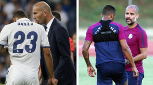Danilo explica las diferencias entre Guardiola y Zidane... y entre Liga y Premier