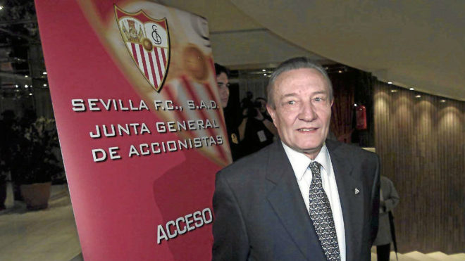 Roberto Als, en una Junta de Accionistas como presidente.