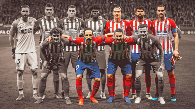 Atletico&apos;s line-up against Juventus.