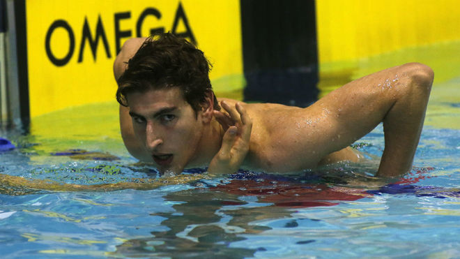 Csar Castro, en los pasados Campeonatos de Espaa en piscina de 25...
