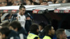 Bale, al ser sustitudo en el Clsico.