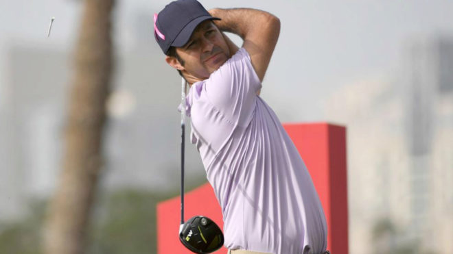 Jorge Campillo durante la segunda ronda del torneo de golf Desert...