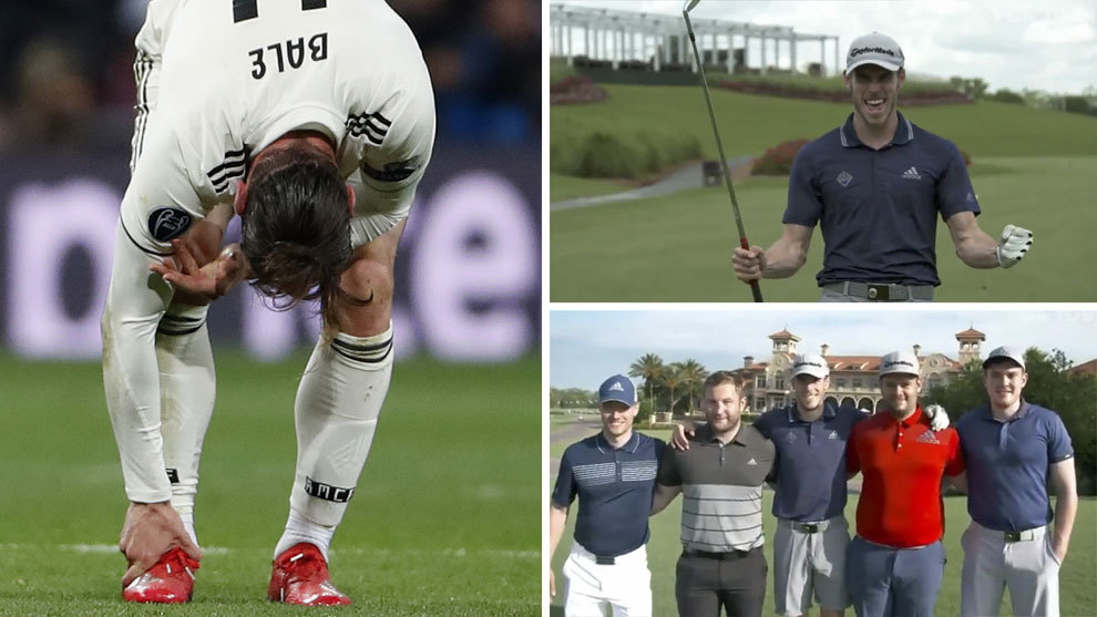 Bale sigue sin pisar el césped de Valdebebas... y promociona un torneo de golf en Twitter