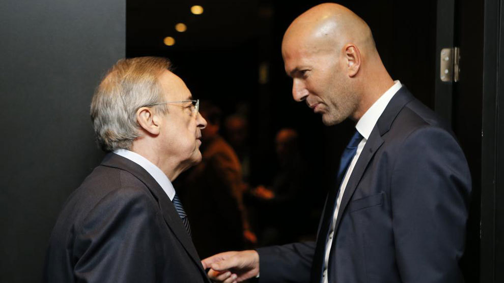 Zinedine Zidane dio el sí a Florentino a la segunda llamada y firmará hasta 2022