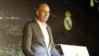 Zinedine Zidane, en la rueda de prensa de su presentacin.