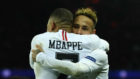 Neymar y Mbapp, en un partido con el PSG
