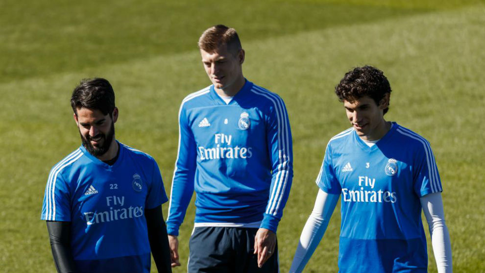 Isco Kroos and Vallejo.