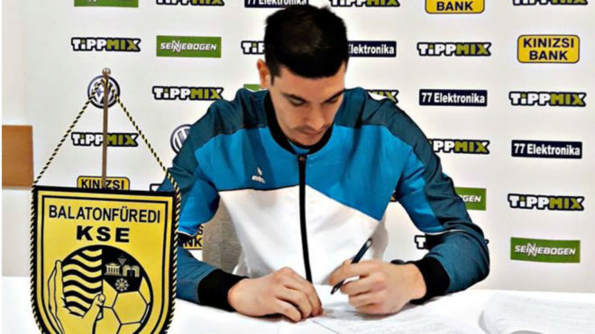 Pedro Rodrguez firma su contrato con el Balatonfredi /