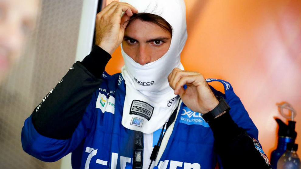 Carlos Sainz, durante el Gran Premio de Australia