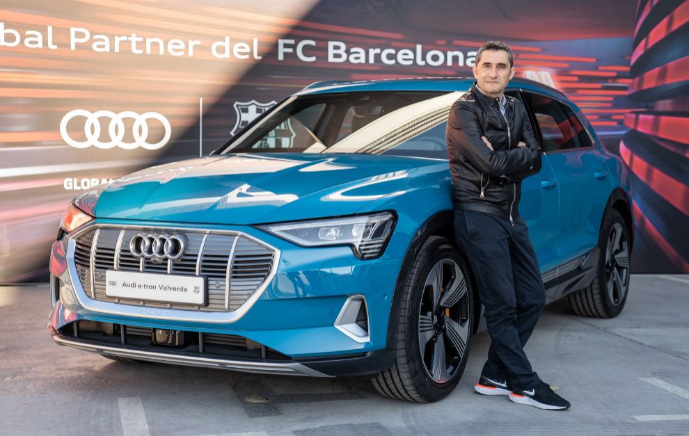 Valverde opted for an e-tron 100 percent electric