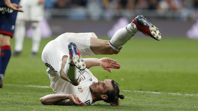 Bale, en el partido ante el Huesca