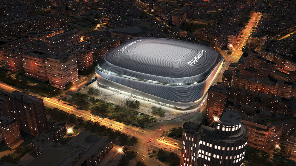 Imagen de la maqueta del nuevo estadio del Real Madrid.