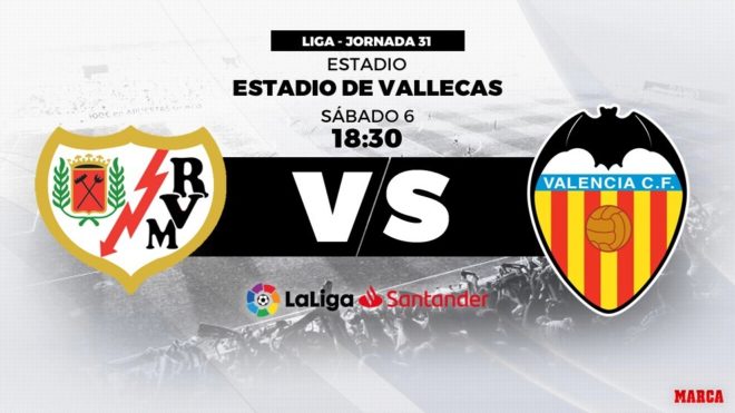Rayo Vallecano - Valencia: Hora y dnde hoy ver el partido por...