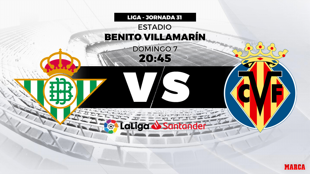 Betis vs Villarreal | 7 de abril a las 20.45 horas