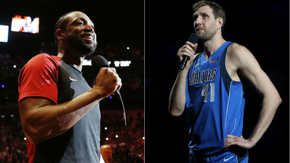 The NBA says goodbye to two legends: Dwyane Wade and Dirk Nowitzki