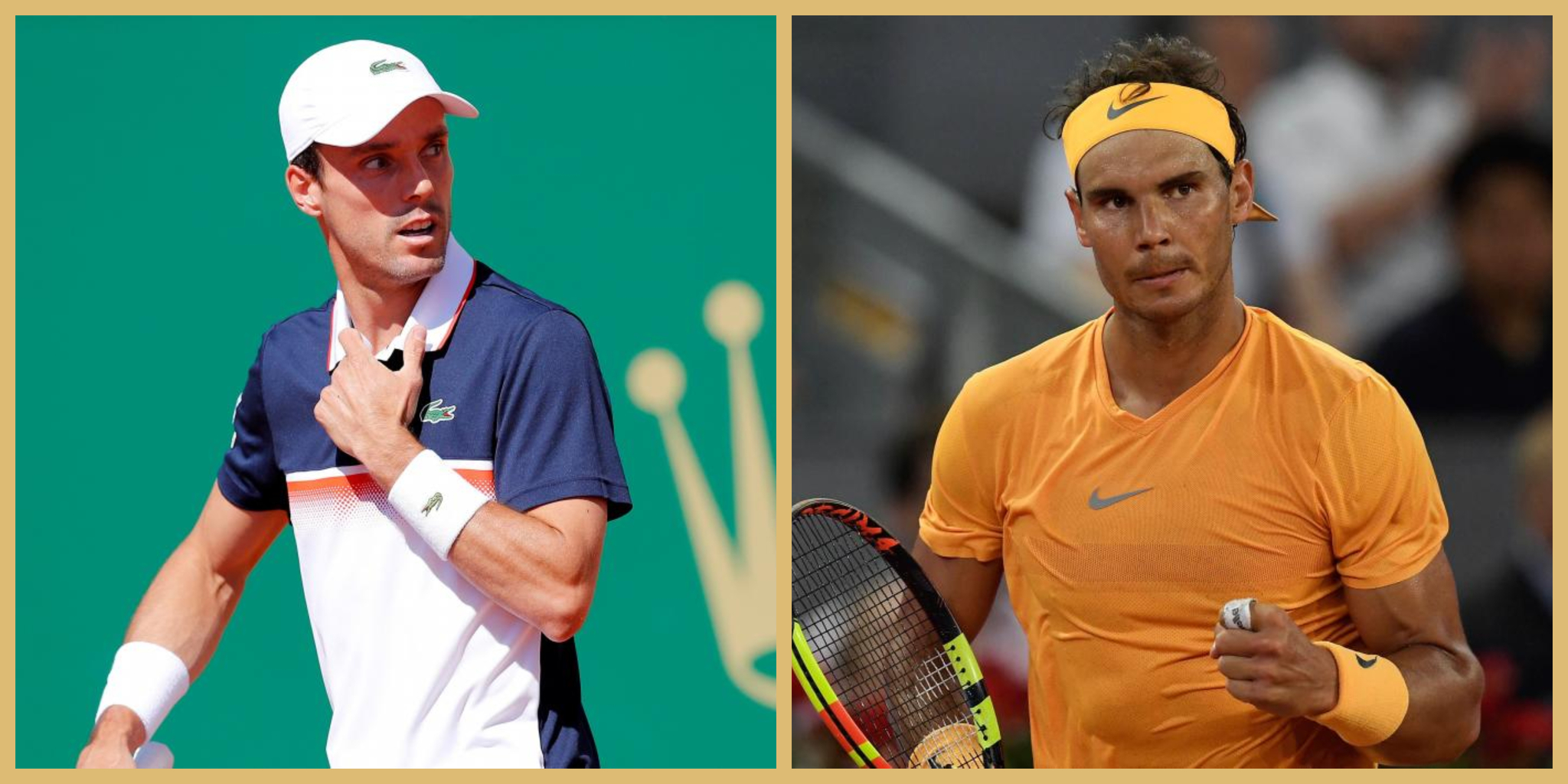 Roberto Bautista contra Rafael Nadal. Segunda ronda del Masters 1.000...
