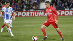 Valverde (20), en un partido ante el Legans.