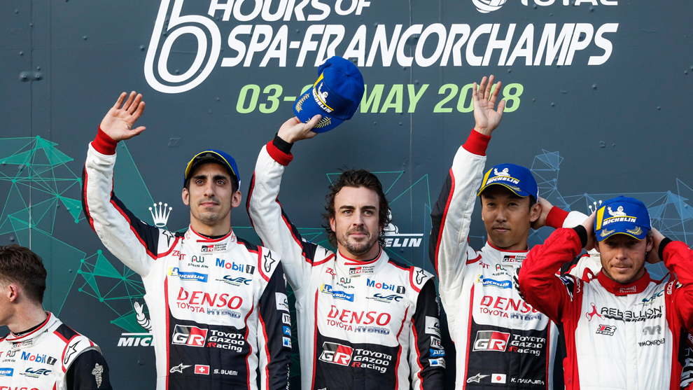 Alonso, Buemi y Nakajima ya ganaron en las 6 Horas de Spa de 2018.