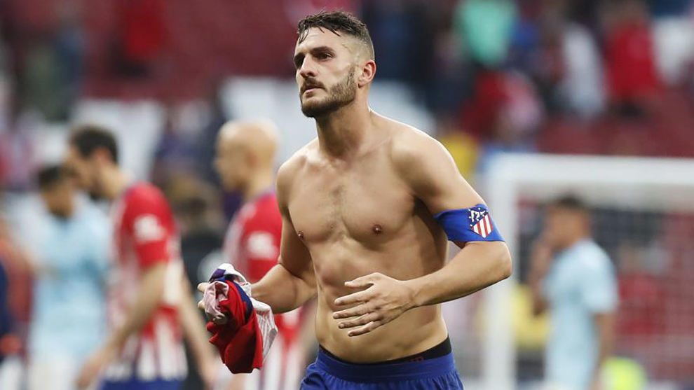 Koke after a recent Atletico Madrid match.