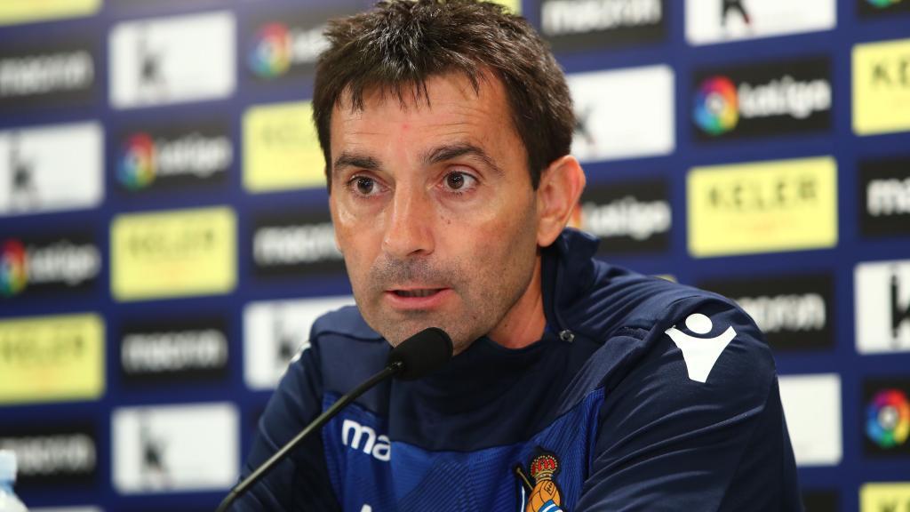 Asier Garitano during his time in charge of Real Sociedad earlier this...