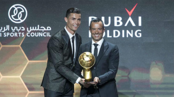 Jorge Mendes, one of the world&apos;s most well-known agents, alongside his...