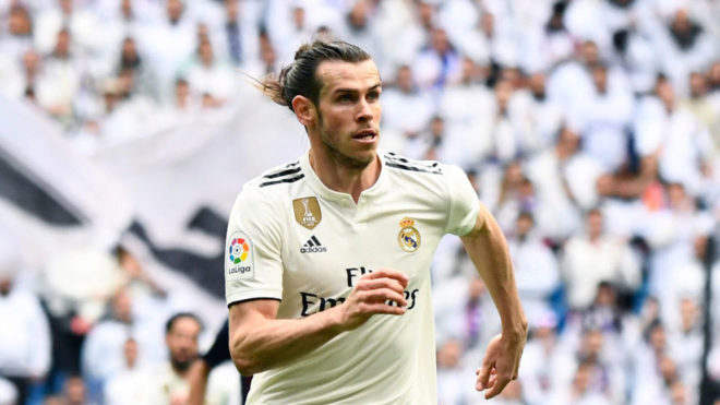 Gareth Bale during a match this season