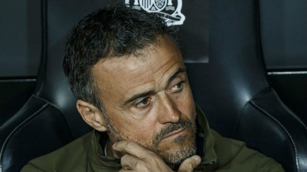 Luis Enrique had to leave the squad before the Malta match in March.