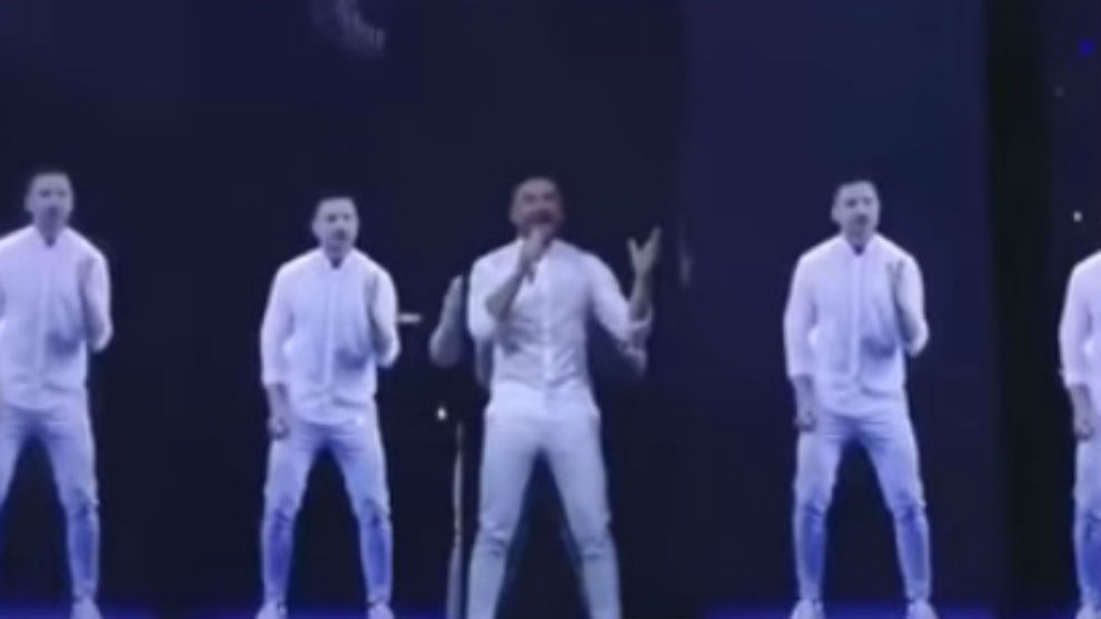 Cancin de Rusia en la final de Eurovisin 2019: Scream de Sergei...
