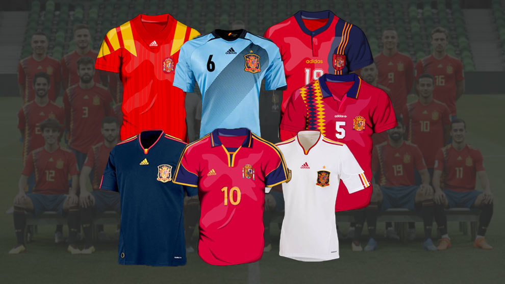 All the shirts from Spain's 35-year relationship with Adidas - Foto 1 de 18 - MARCA English