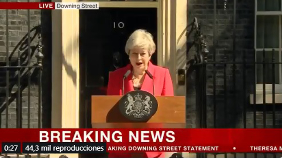 Theresa May anuncia su dimisin como primera ministra britnica