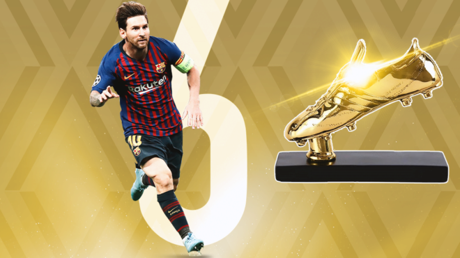 Resultado de imagen para Lionel Messi conquistÃ³ su sexta Bota de Oro