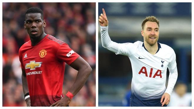 Paul Pogba and Eriksen are the candidates for Real Madrid&apos;s midfield.