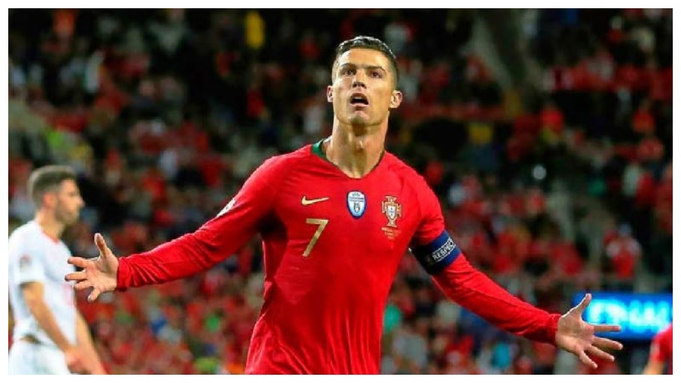 Cristiano Ronaldo celebra uno de sus goles a Suiza.