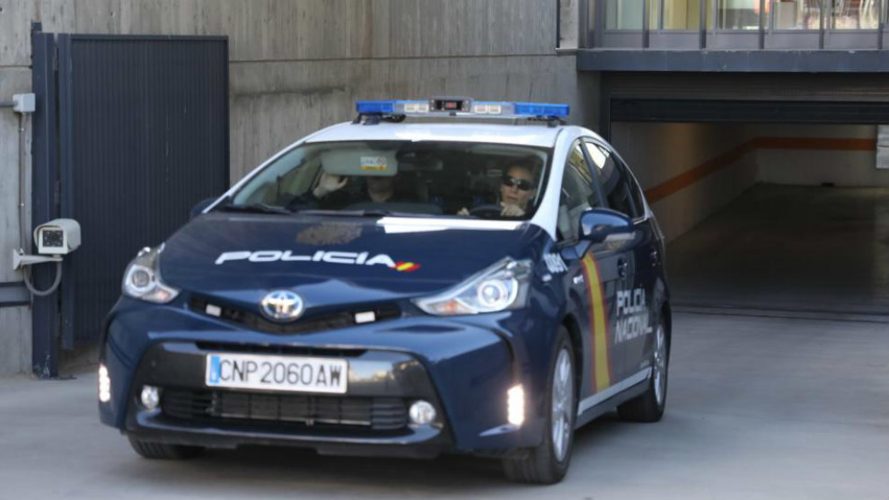 Intervencin policial durante la Operacin Oikos