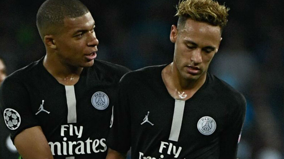 Mbappe y Neymar en una imagen de la temporada pasada.