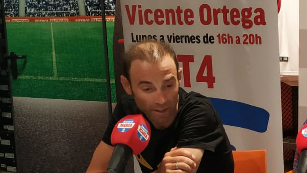 Alejandro Valverde, durante su entrevista en Radio MARCA este viernes.