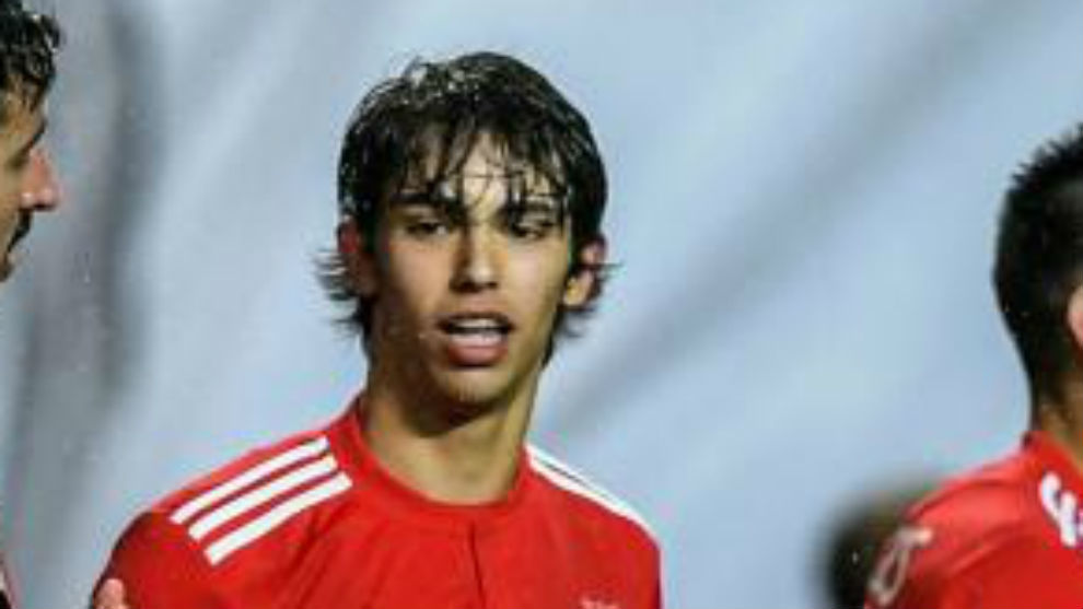 Joao Flix, en un partido del Benfica