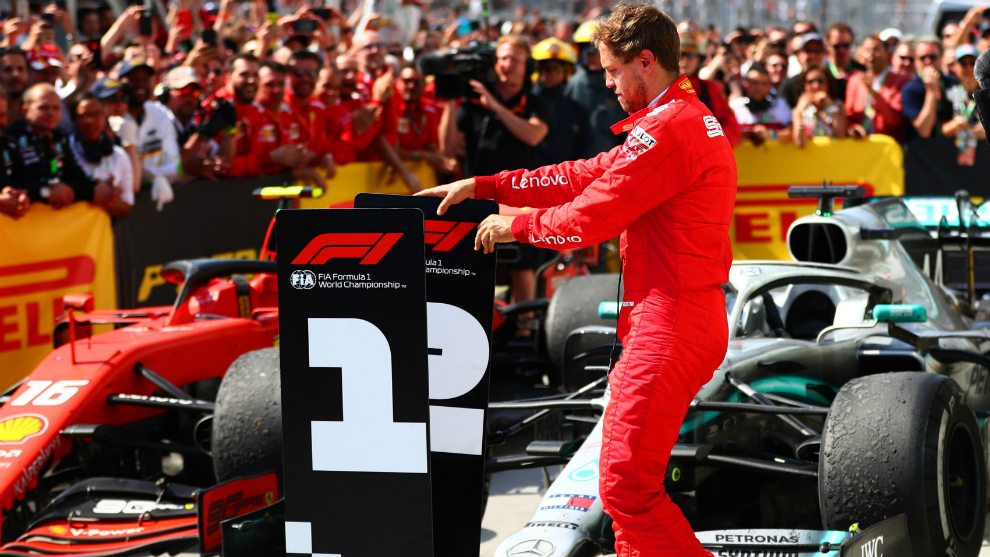 Vettel cambia los números al entender que él era el justo ganador en Montreal.