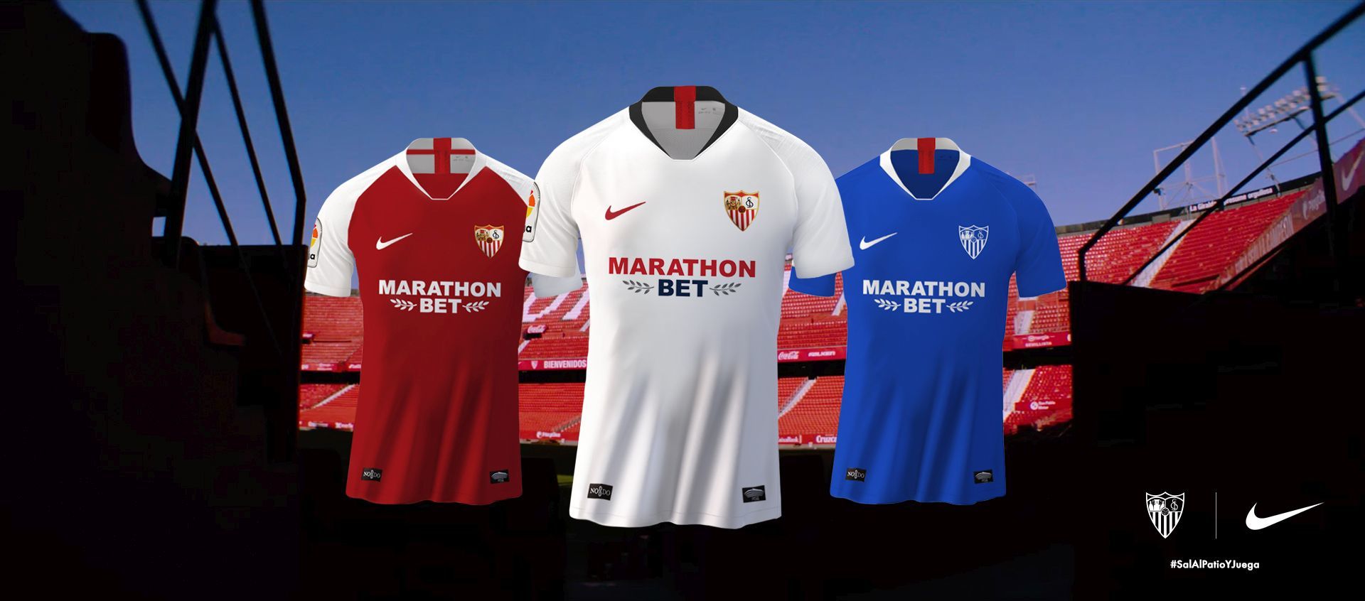 Sevilla FC: El Sevilla presenta las camisetas para la temporada 2019-20 |  Marca.com