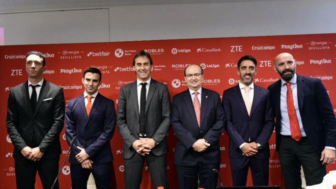 Lopetegui and the Sevilla hierarchy