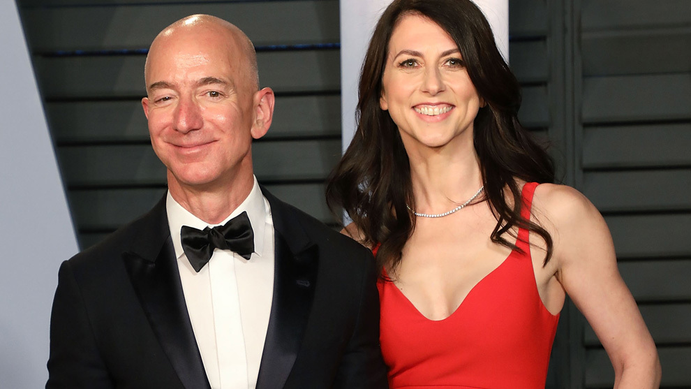 Jeff Bezos y MacKenzie