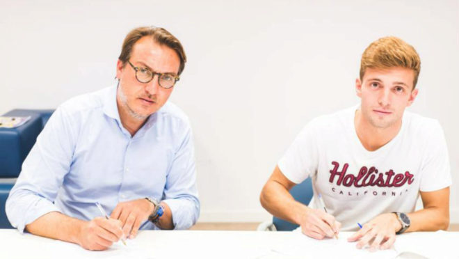 Quico Cataln y Fran Manzanara firman el nuevo contrato.