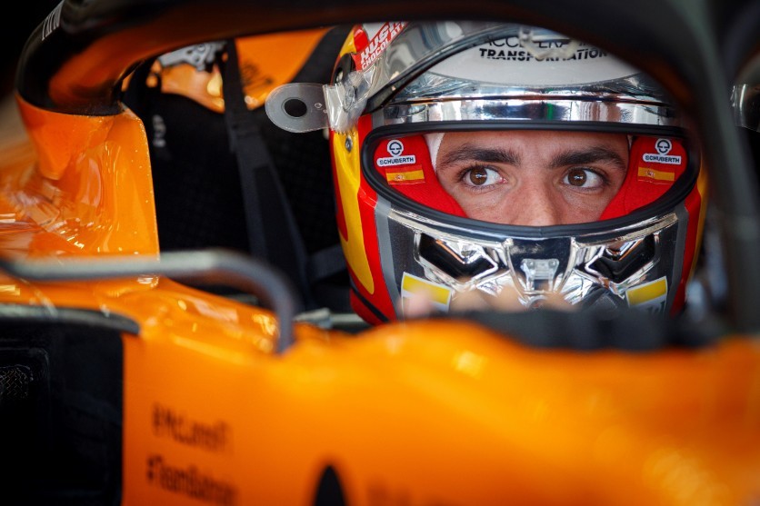 Carlos Sainz en su McLaren.