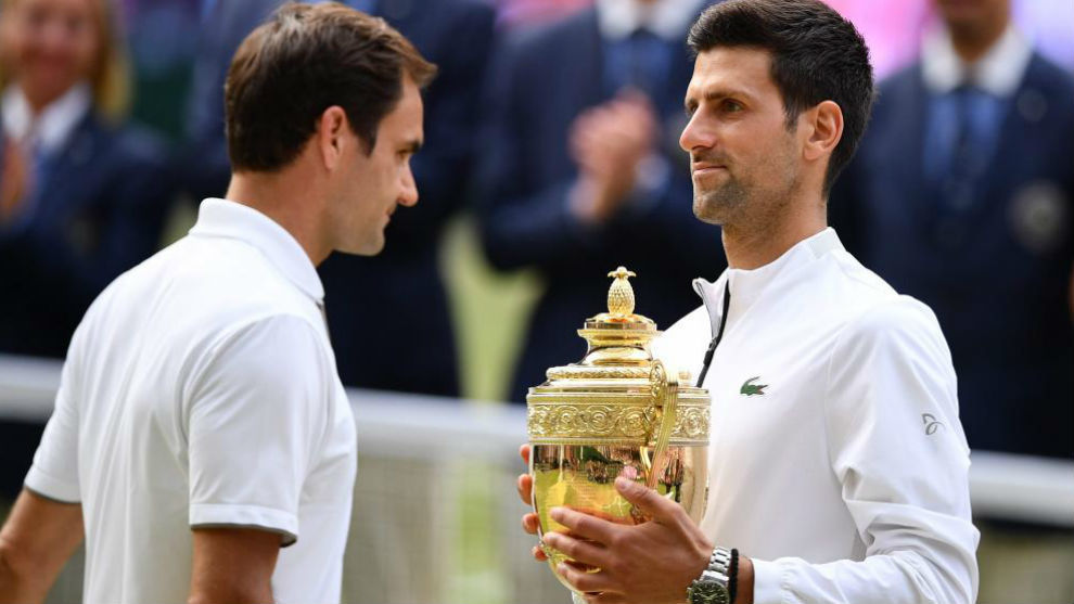 Federer y Djokovic, la cruz y la cara de Wimbledon