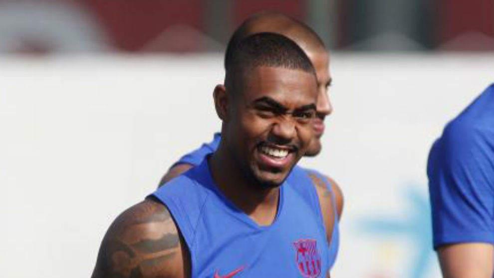 Malcom during a training session.