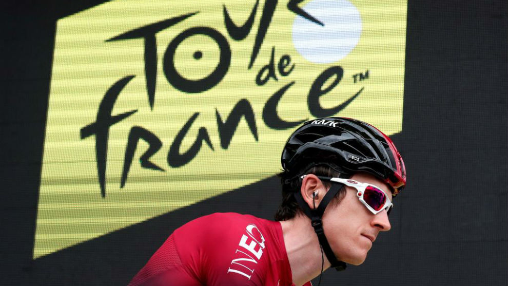 Geraint Thomas durante el Tour de Francia.