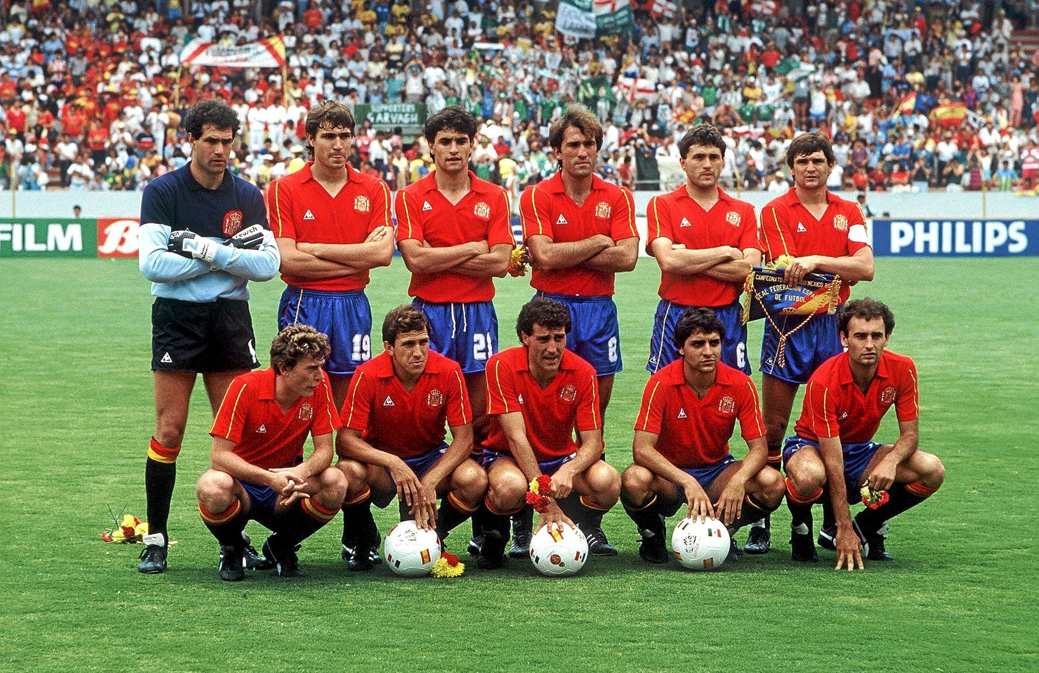Gordillo, en un once del Mundial de Mxico 1986