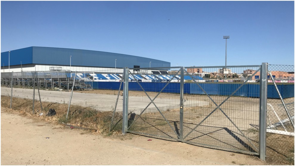 Las obras del estadio Fernando Torres de Fuenlabrada