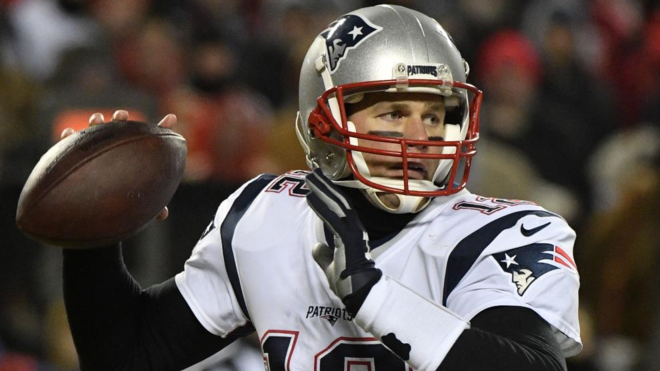 Tom Brady in action for the New England Patriots.